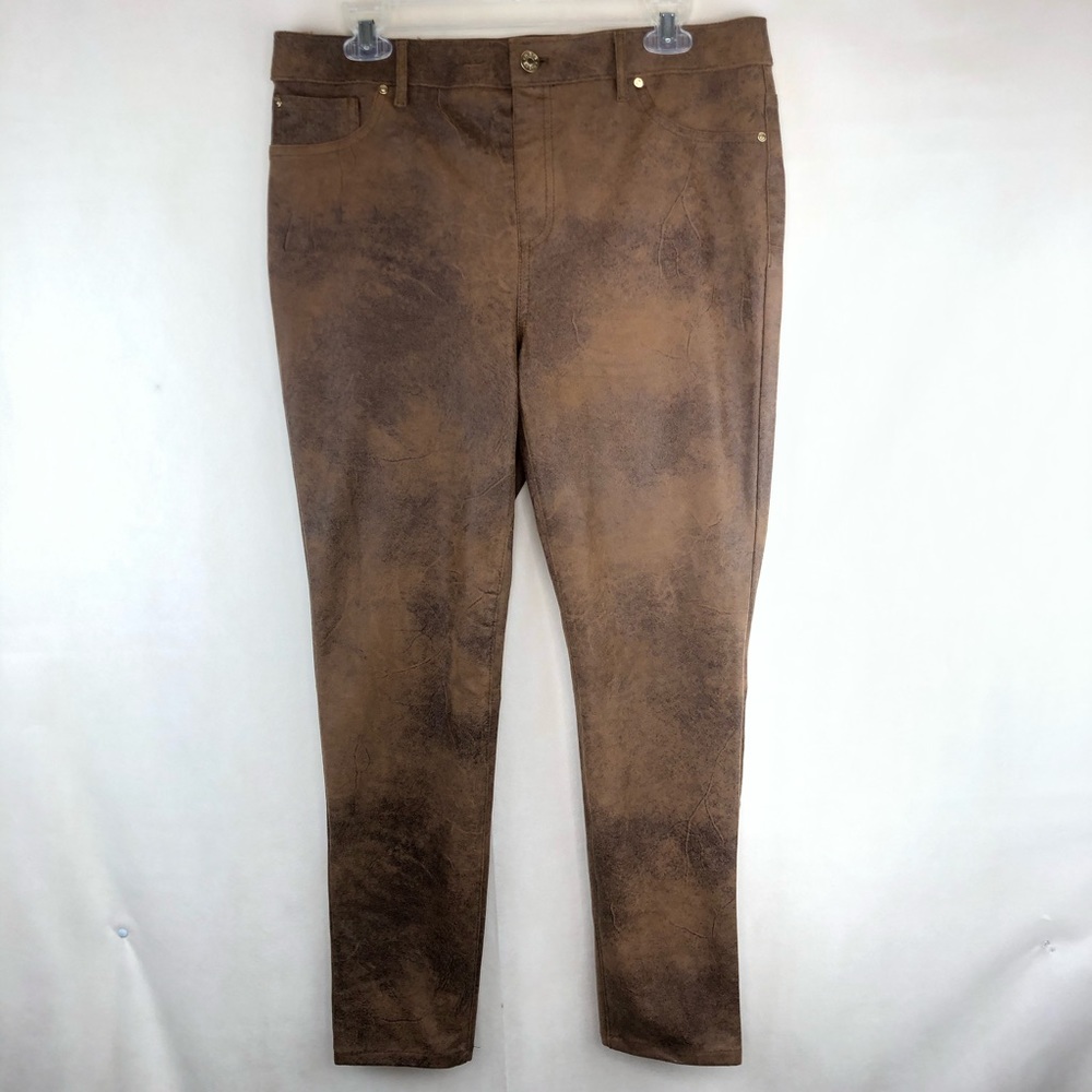 Chicos brown pants size 8 missy size 1